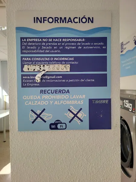 Lavandería autoservicio Seva - Santa Barbara de Casa