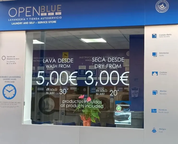 Lavanderia Autoservicio OpenBlue Montesinos