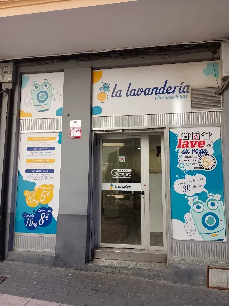 La lavandería. Blue-wash line - Irún