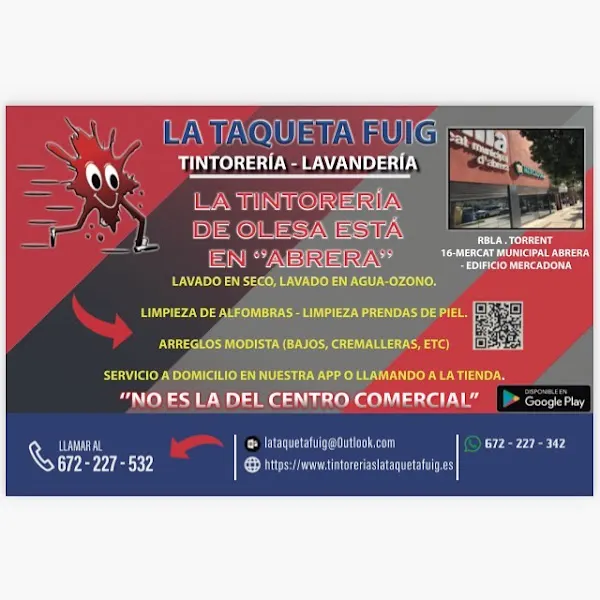 ADÈU A LA TACA - TINTORERIA - LAVANDERIA Y ARREGLOS - Abrera