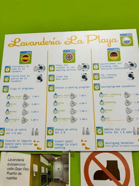 Lavandería autoservicio "La Playa" (La Playa de La Calera) - Valle Gran Rey