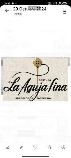 La Aguja fina - Arreglos de ropa, Tintorería - Bordados - Confección a medida - SERVICIO A EMPRESAS
