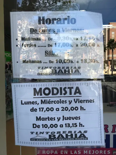 Tintorerías Bahía